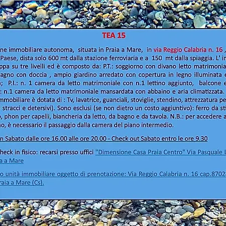 Otel Tea Isola Dino - & - A Mare Praia a Mare