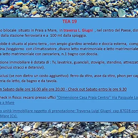 Otel Tea Isola Dino - & - A Mare Praia a Mare